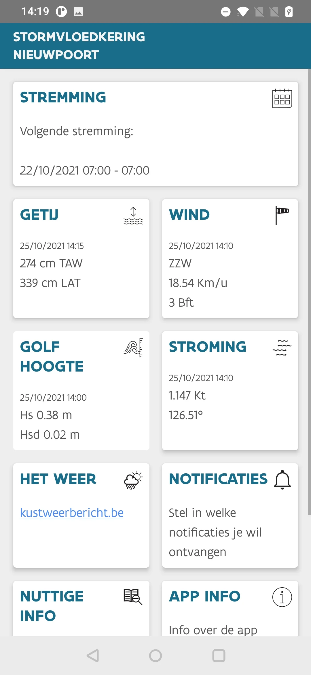Stormvloedkering Nieuwpoort screenshot